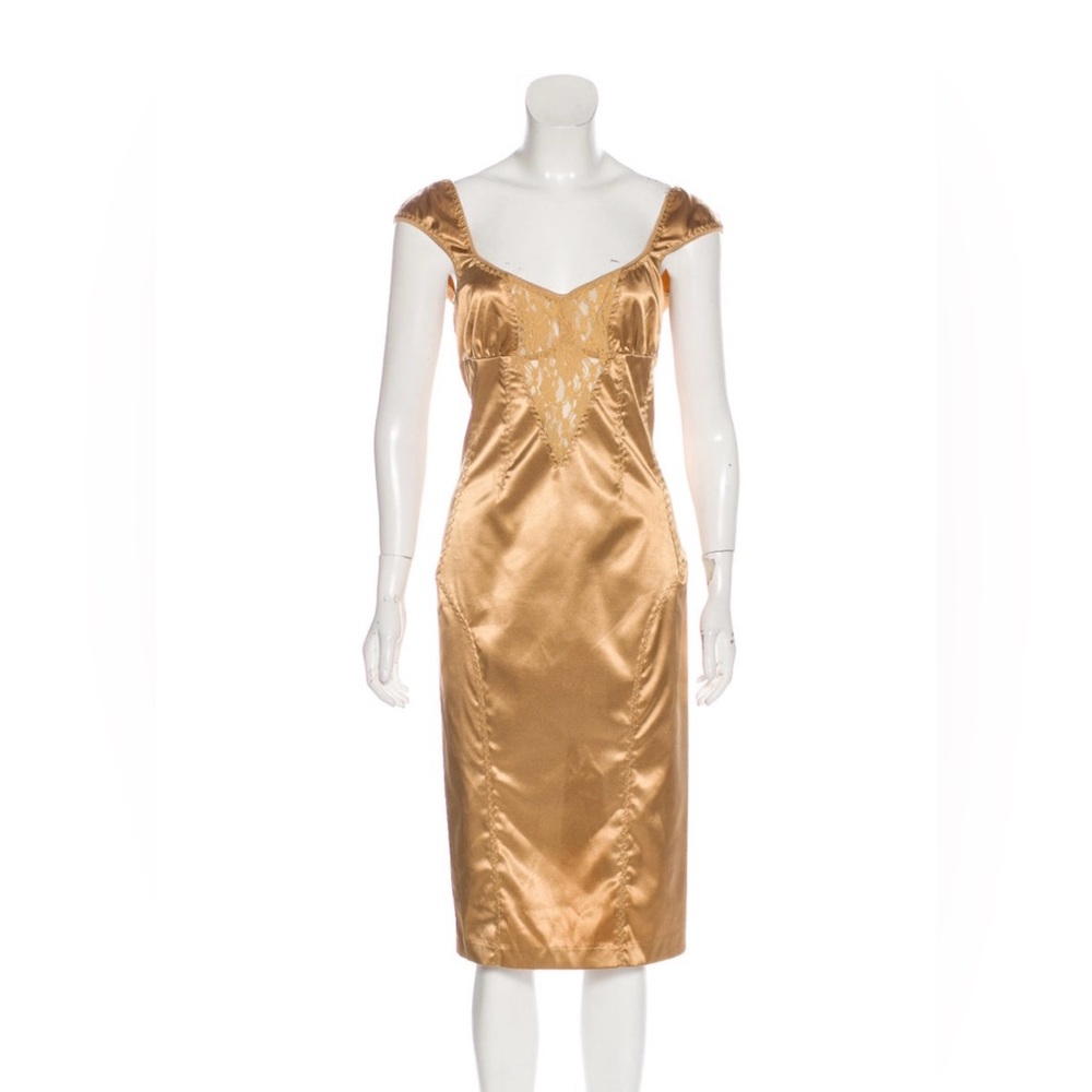 New with tags DOLCE & GABANNA Mid Length Sheath Dress Size 10
